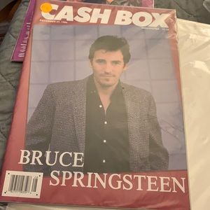 Vintage Cash box Magazine December 1986